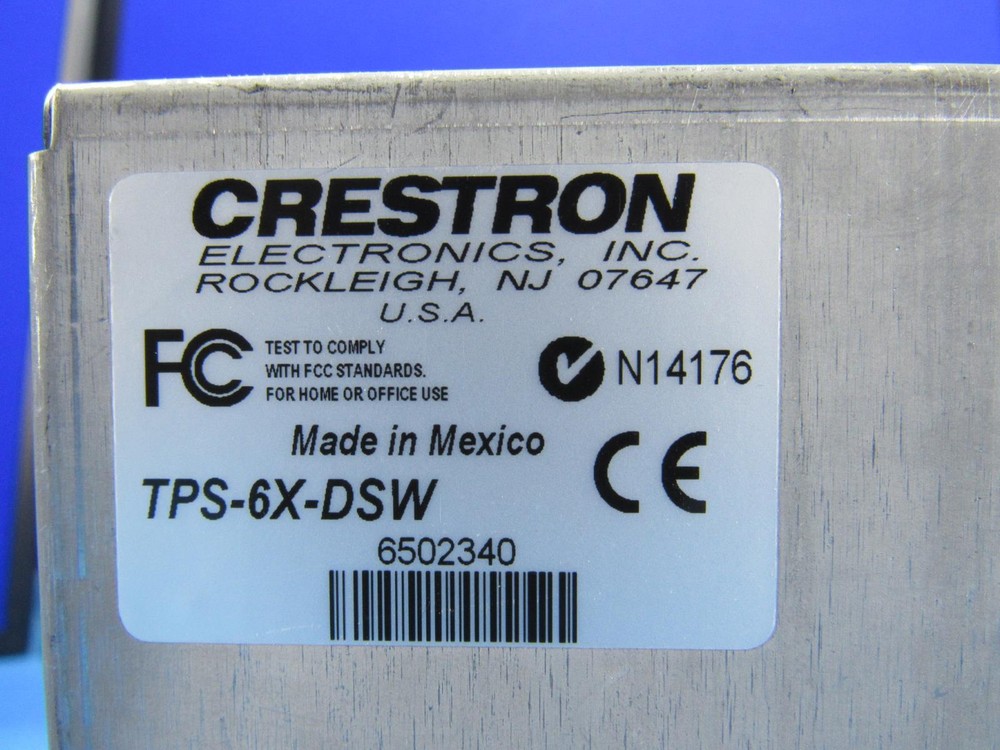 CRESTRON Touch Station Control Panel TPS-6X-DSW