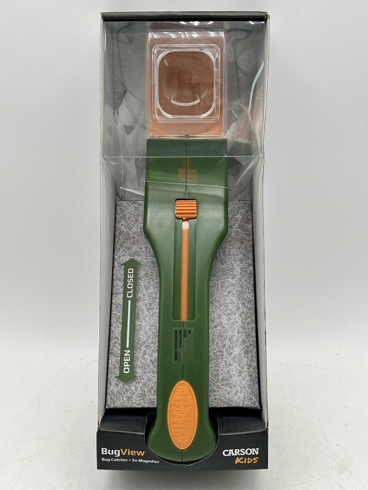 BUGVIEW Bug Insect Catcher Viewer Magnifier Quick-Release Tool By Carson Kids