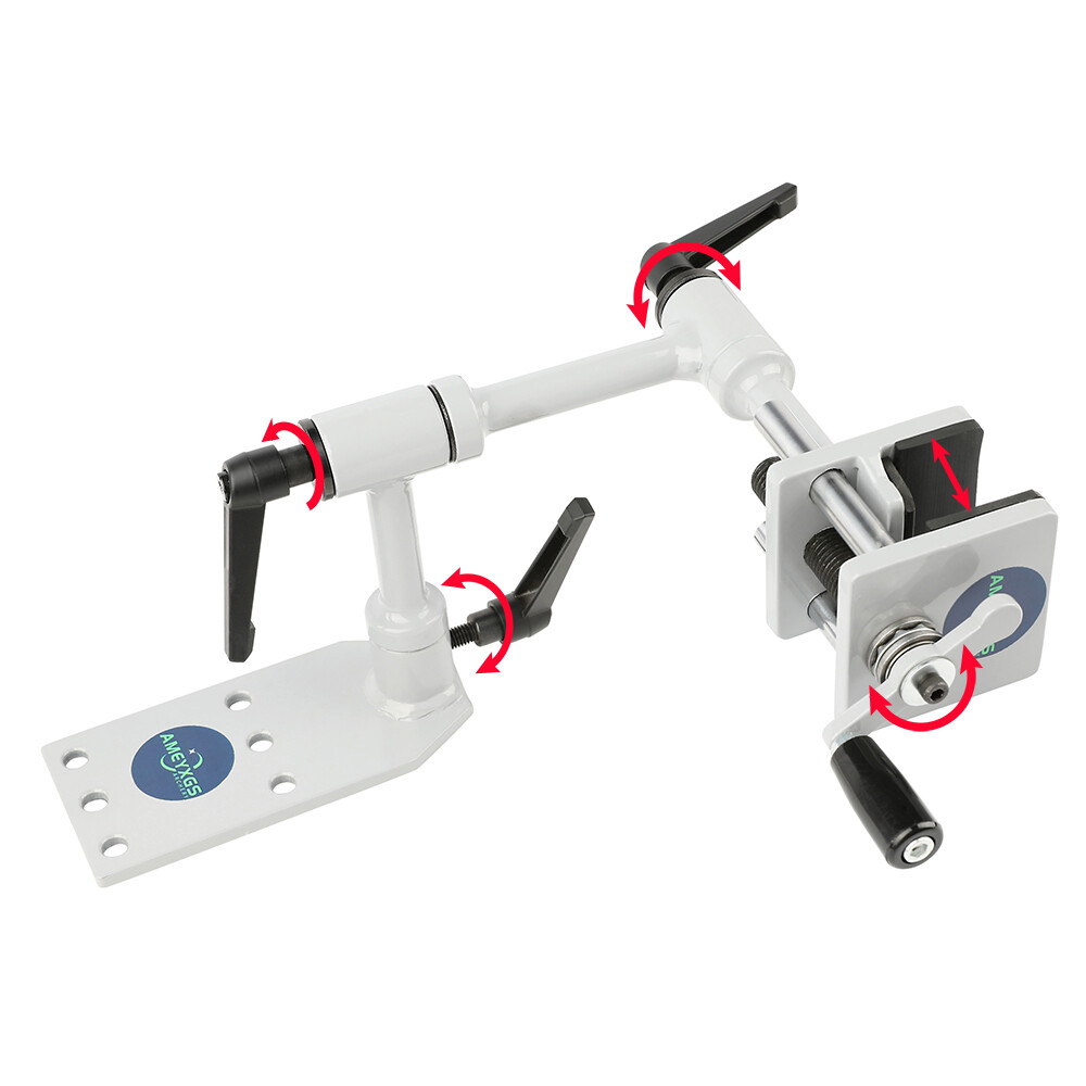 Universal Compound Bow Vise 360° Adjustable Level Tuning Kit Archery Mount Tool