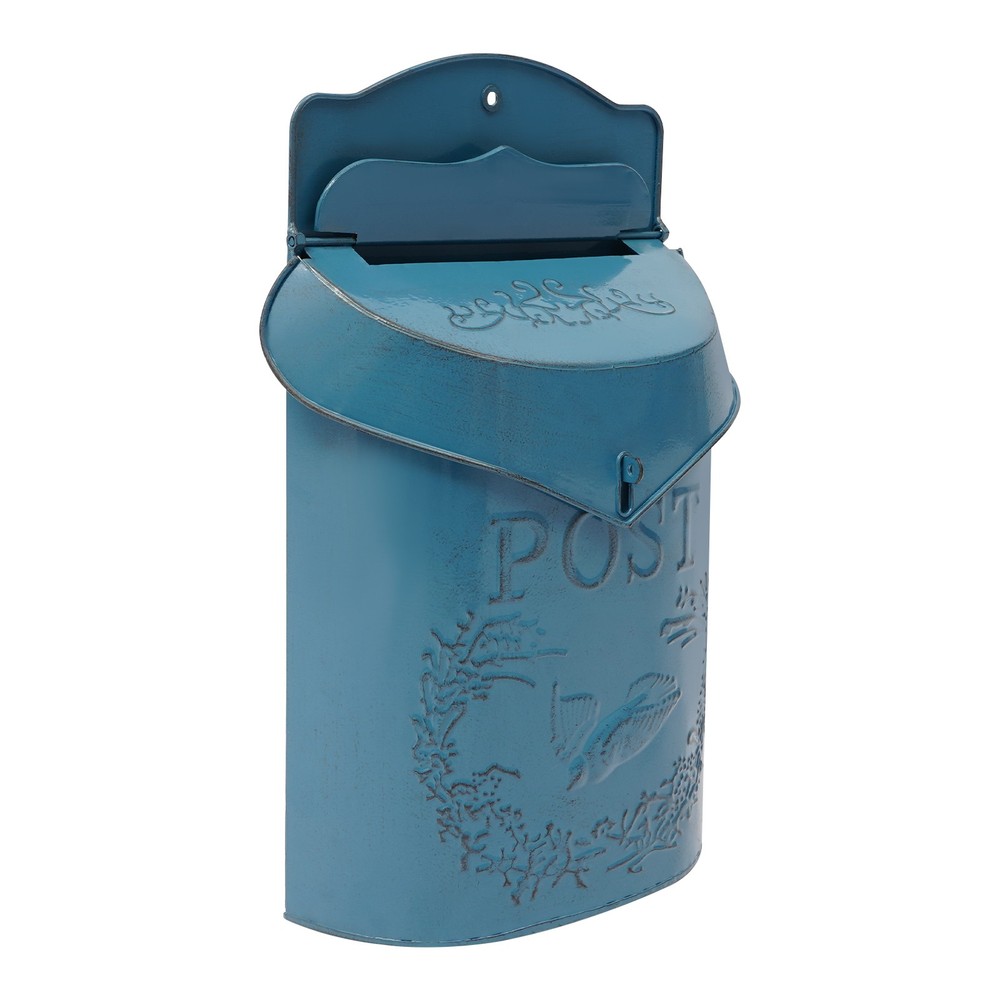 Vintage Rustic Wall Mount Mailbox Lockable Post Box Large Secure Mail Letter Box