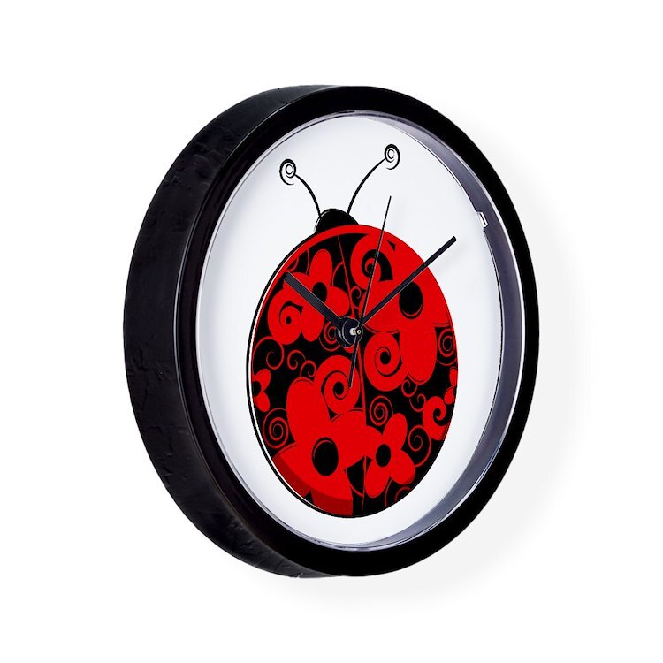 CafePress Flora Bug 10" Wall Clock (412062398)