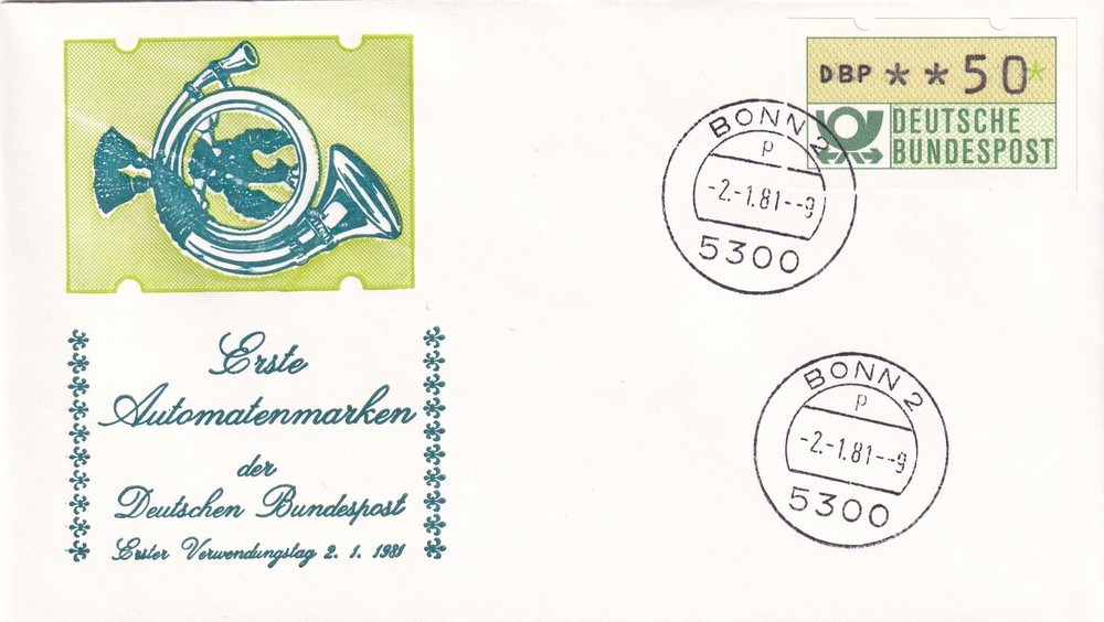 ⭐ 1981 Bonn Germany - First Day cover FDC - Ersttagsbrief ⭐ E467