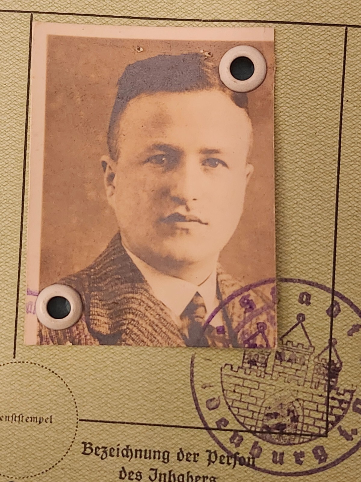 WW2 German. Legitimationskarte 1940.