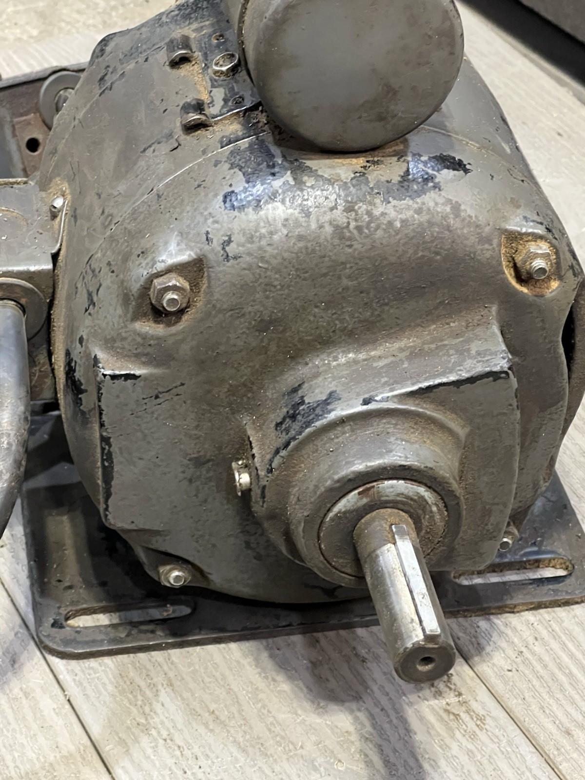 Metal Lathe General Electric 1/2 Hp 1725 RPM Motor & Reversing Drum Switch (WA)