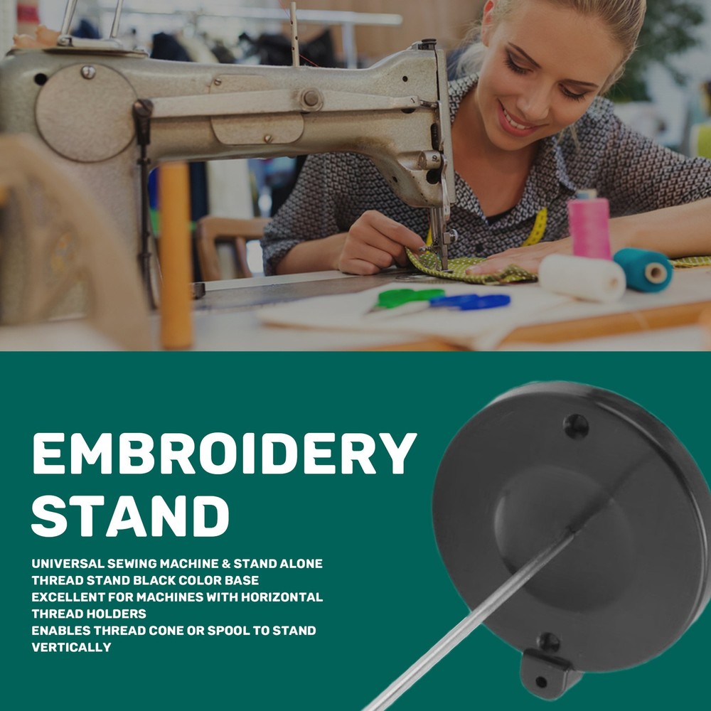 Single Cone Spool Stand Alone Cast Iron Thread Stand Thread Holder Fits for7596