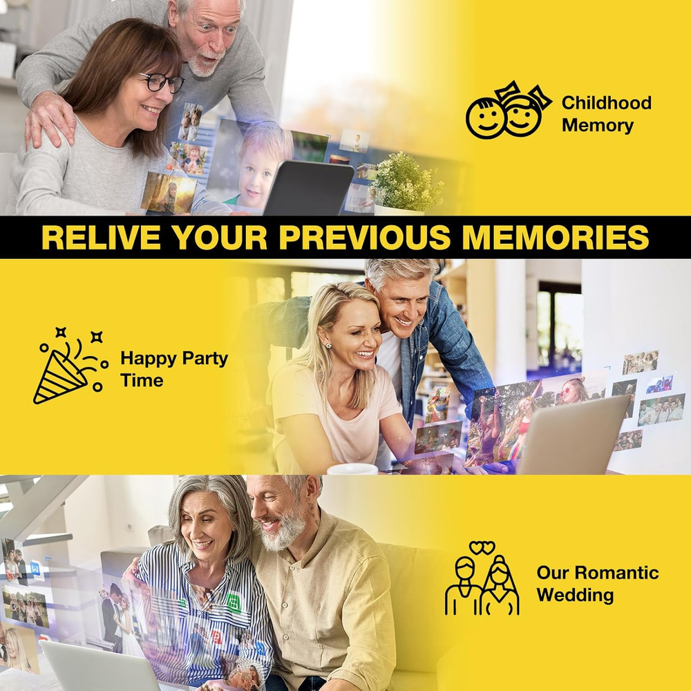 Floppy Disk Reader, External USB 2.0 & Type C Floppy Disc Reader, Portable 3.5 I