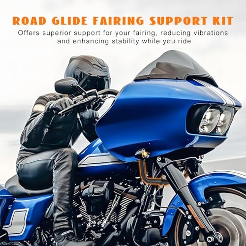 Road Glide Fairing Support Bracket Mount Black-Road Glide Fairing Support Kit