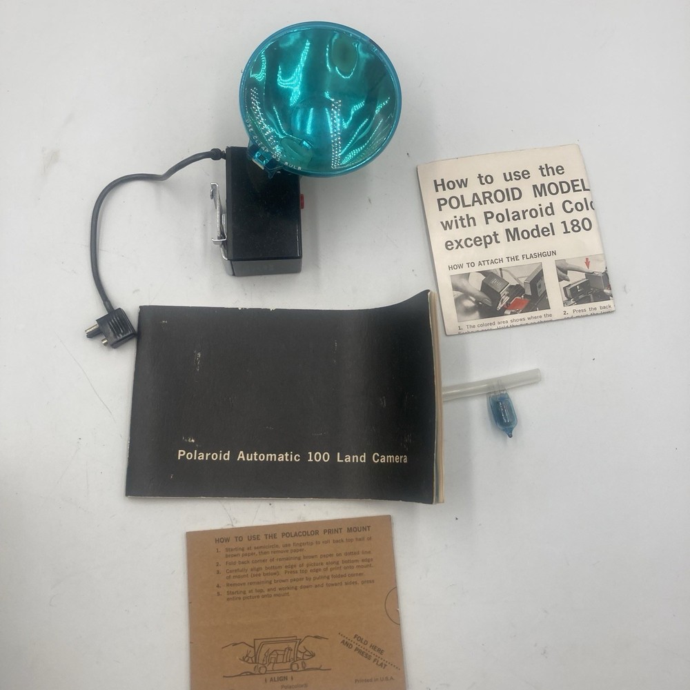 Polaroid Land Camera Flash Model 268 Gun Attachment