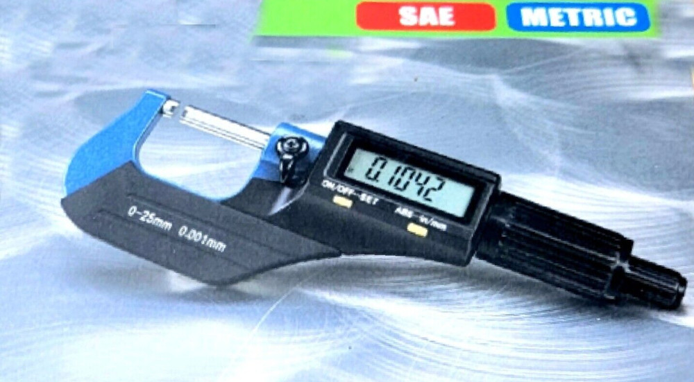 Pittsburgh Digital Micrometer SAE/Metric