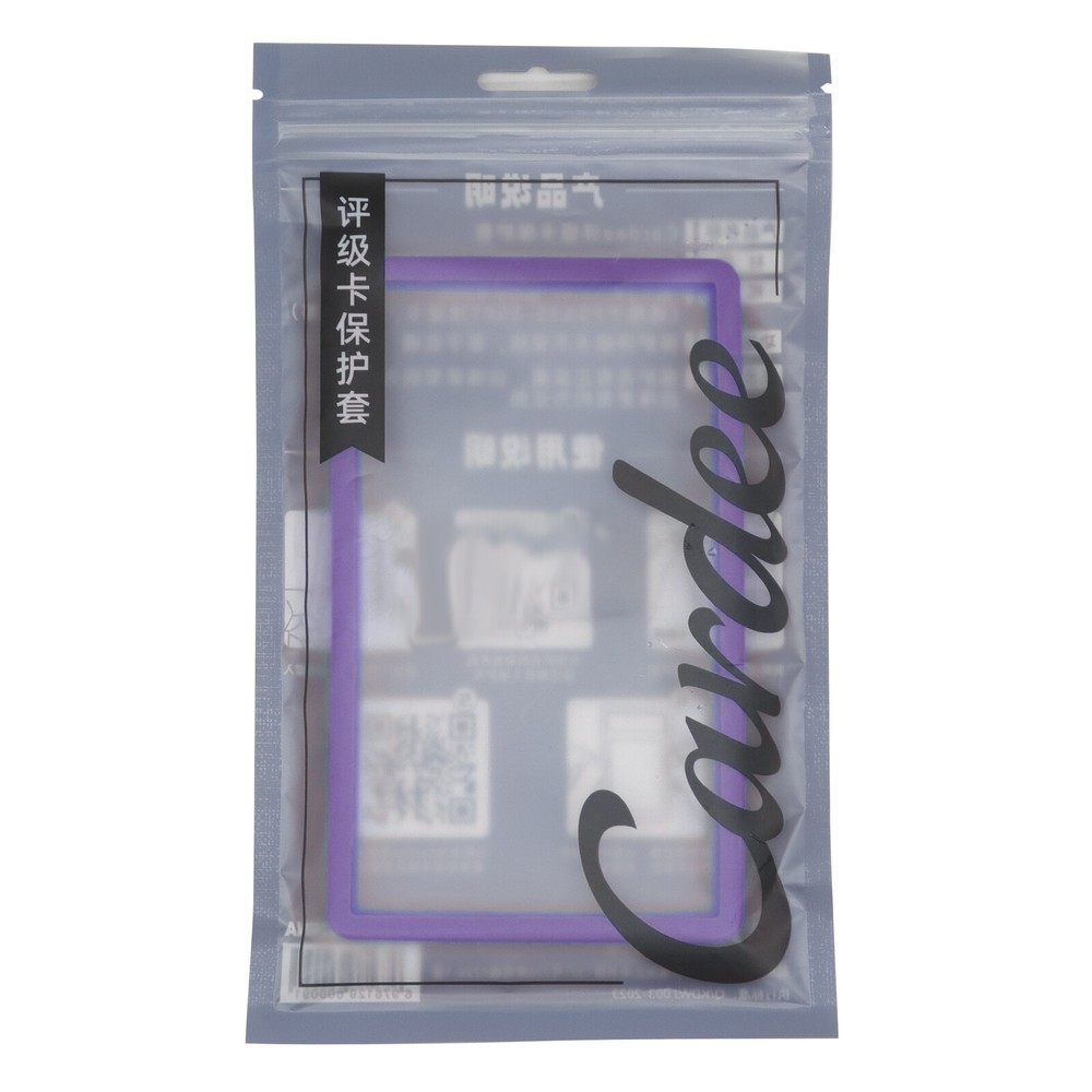 3 PSA Graded Card Case Guard Protector Multiple Purple Stackable Drop Protection