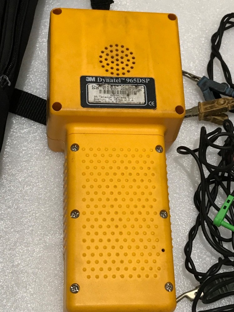 3M Dynatel 965DSP Subscriber Loop Analyzer w/Leads & Case - Read Description