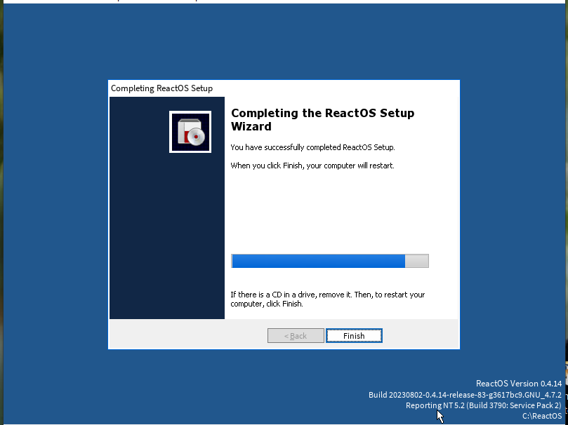 ReactOS Operating System DVD Windows NT Reimplementation! Same Day Shipping USA!