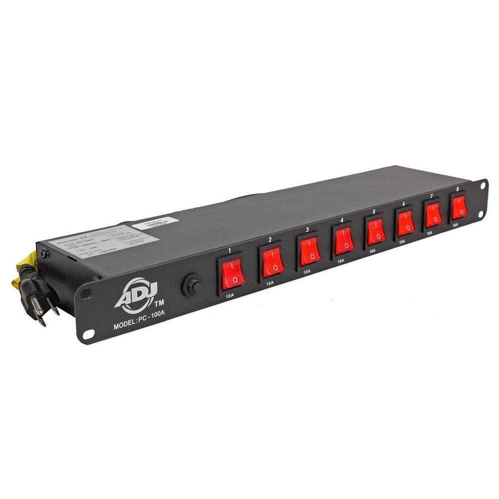 ADJ PC-100 8-Outlet AC Switch/Relay Panel