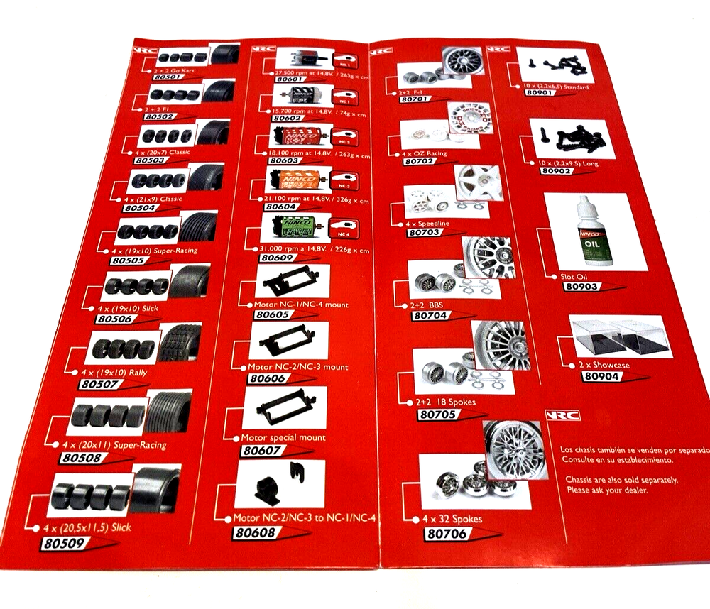 Ninco 1/32 Catalogue