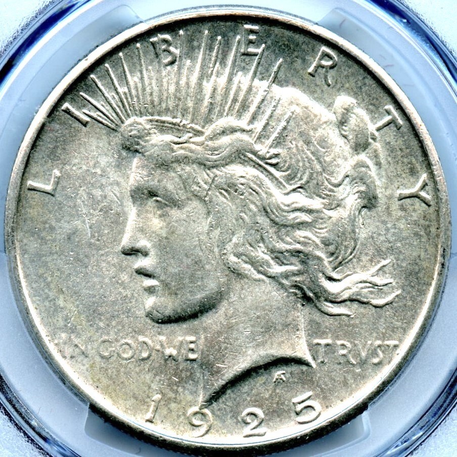 1925-S Peace Dollar, PCGS MS61