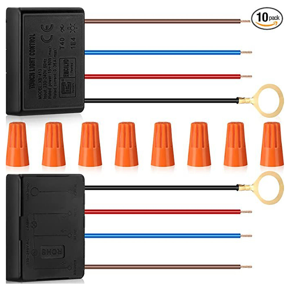 3 Way Touch Sensor Dimmer, Touch Lamp Repair Kit Control Module Replacement 2SET