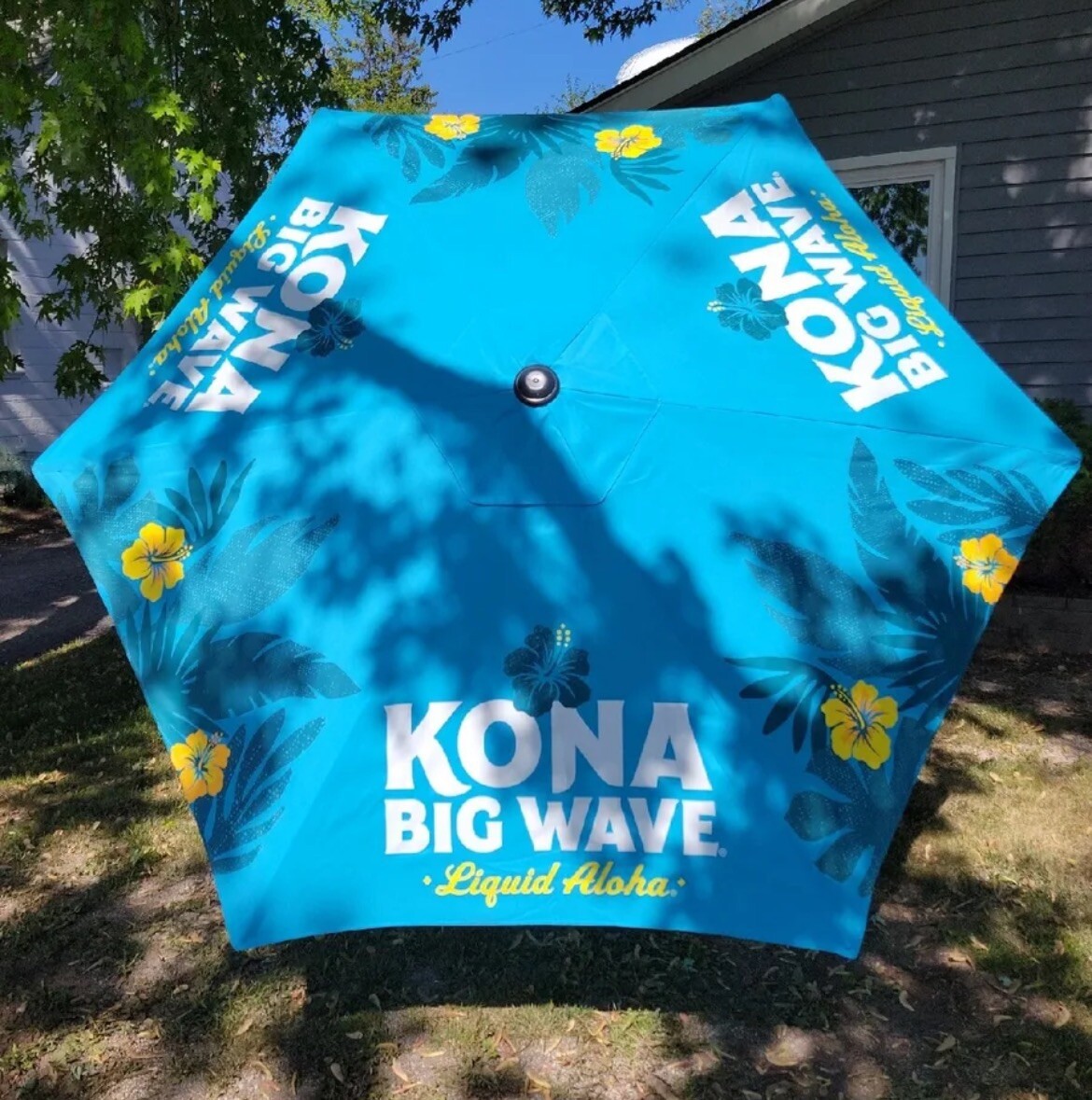 Kona Beer Outdoor Patio Deck Umbrella Tiki Beach Bar Hawaii New MIB
