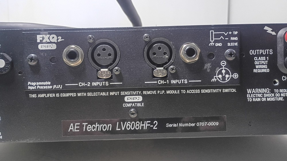 Great Condition Venable Instruments VLA1000 Linear Amplifier W/ PIP2 FXQ2 Module