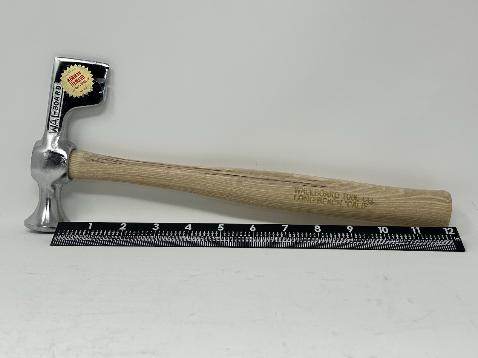 Vintage - NOS Wal-Board Drywall Sheetrock Hammer Hatchet Tool Wood Handle 🇺🇸