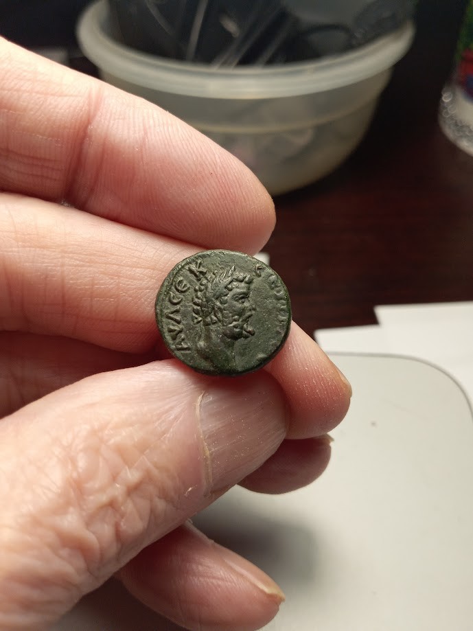 Roman Provincial 	Septimius Severus Thrace, Augusta Traiana AE 18 RARE VF+