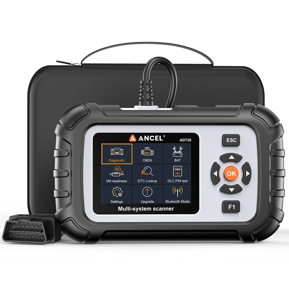 ANCEL AD720 Fit For Dodge OBD2 Scanner 4 System Diagnostic Tool Code Reader