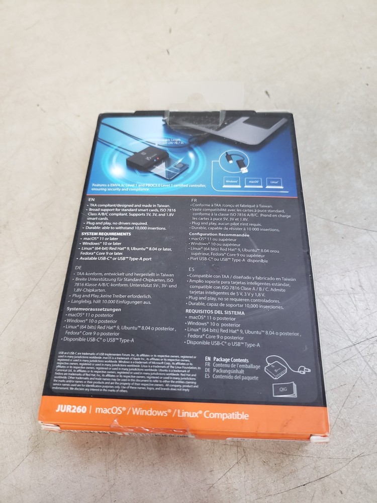 j5create - USBTM Smart Memory Card Reader - Black