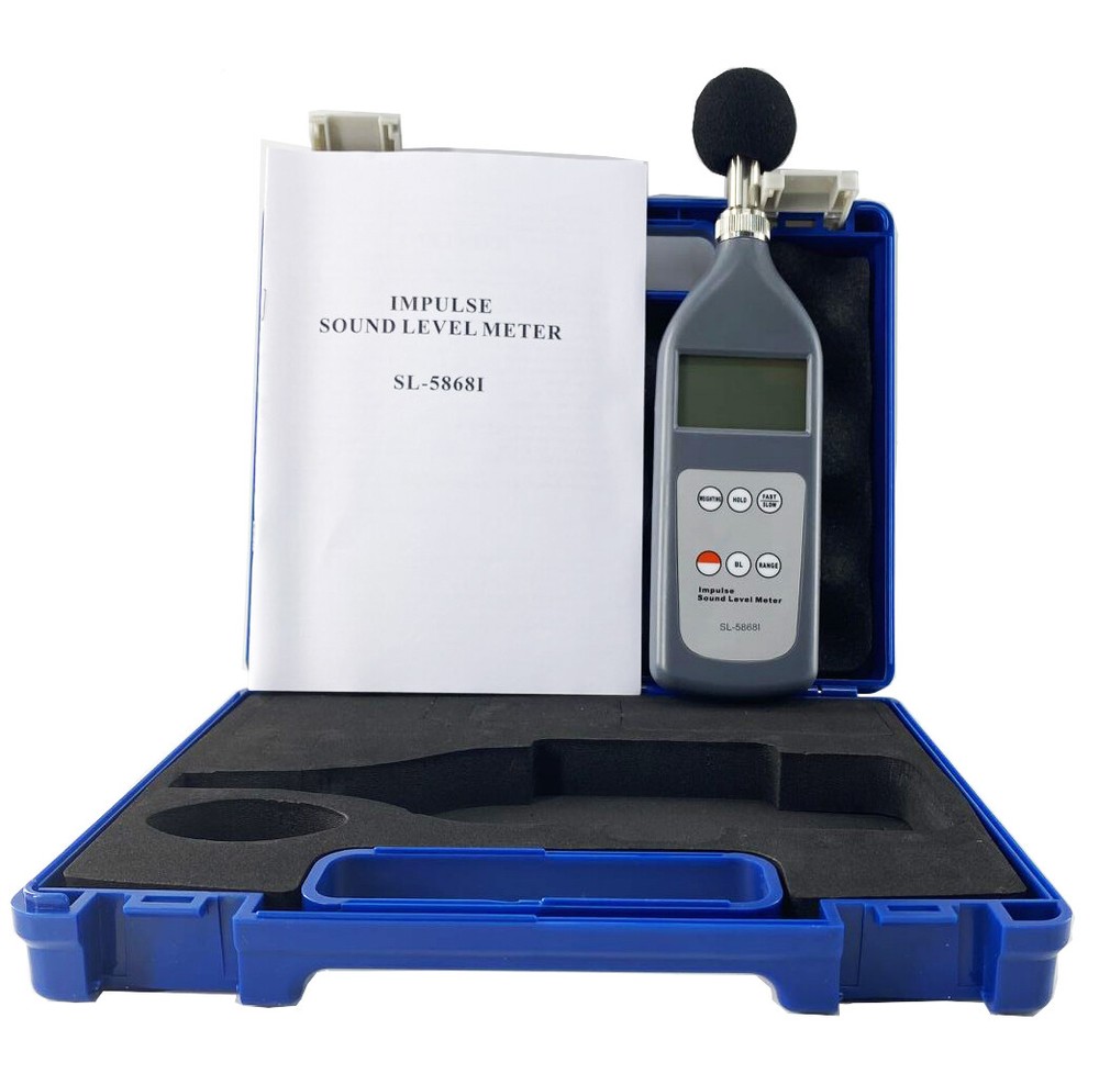 Impulse Decibel Reader Sound Level Meter Noise Meter with Range 25dB~130dB (A)