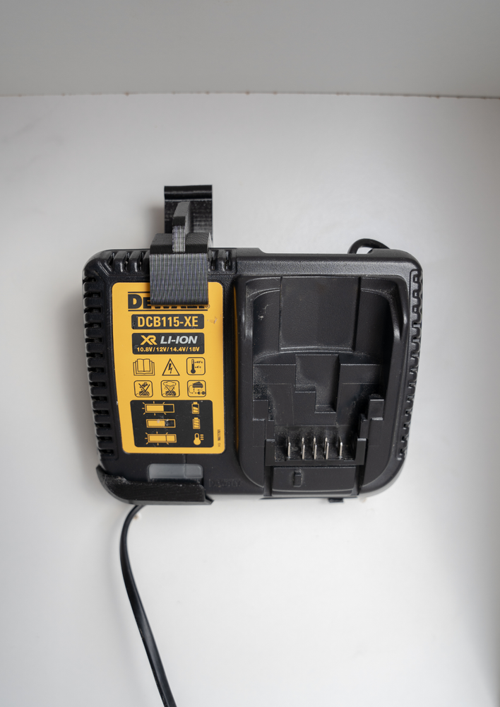 Wall Mount for DeWALT Multi-Voltage Charger DCB115-XE | 3D Printed