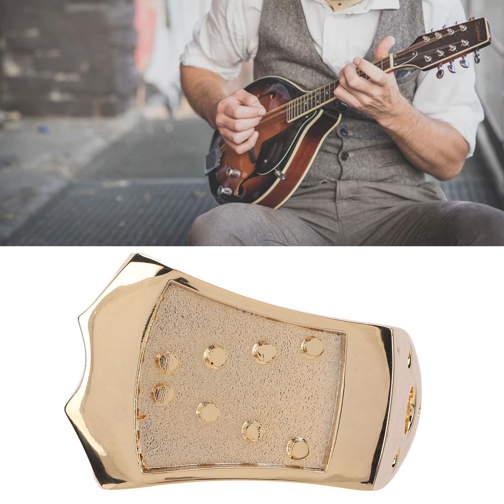 8 String Metal Mandolin Tailpiece For Improved Performance