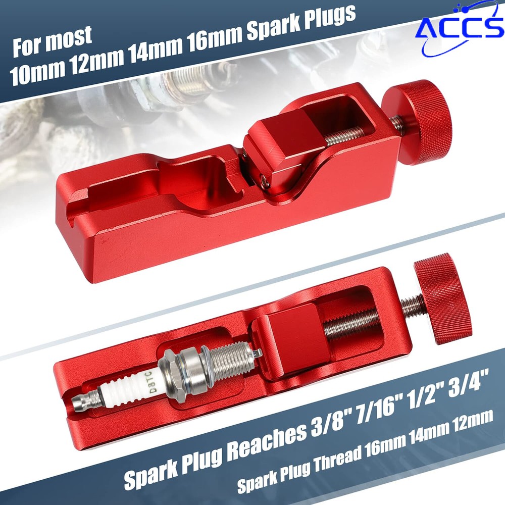 Universal Matte Engine Spark Plug Gap Tool Gapping Gapper 10mm 12mm 14mm 16mm