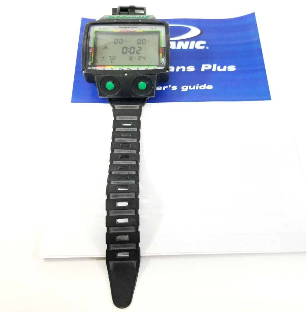 Oceanic DataTrans Plus Nitrox Wrist Scuba Dive Computer Data Trans #4559