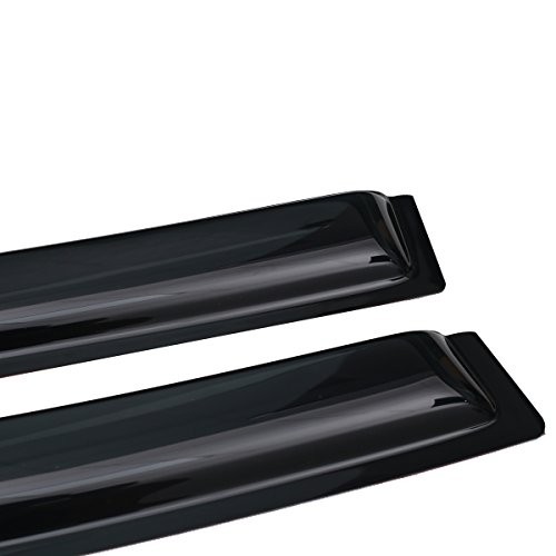 Lightronic Extra Durable Outside-Mount Auto Vent Window Visor, Fits 2014-2018
