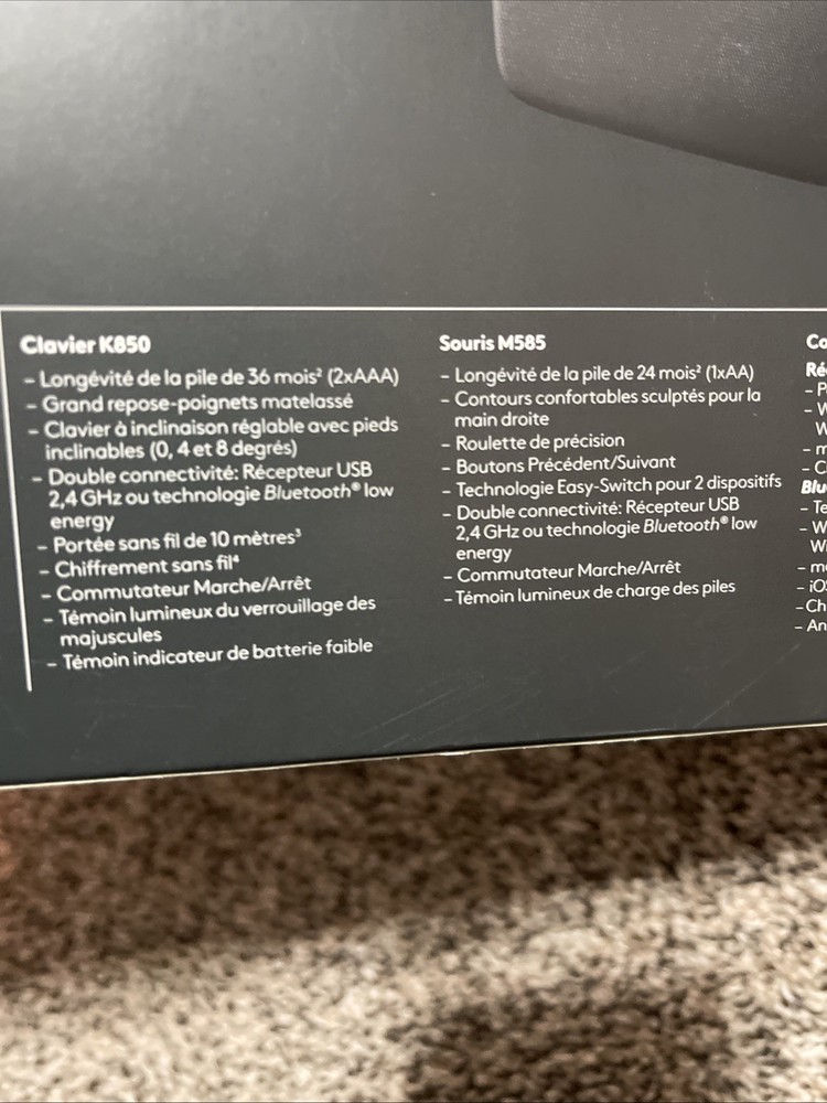 NEW/SEALED! Logitech MK825 Performance Wireless Mouse and Keyboard Combo