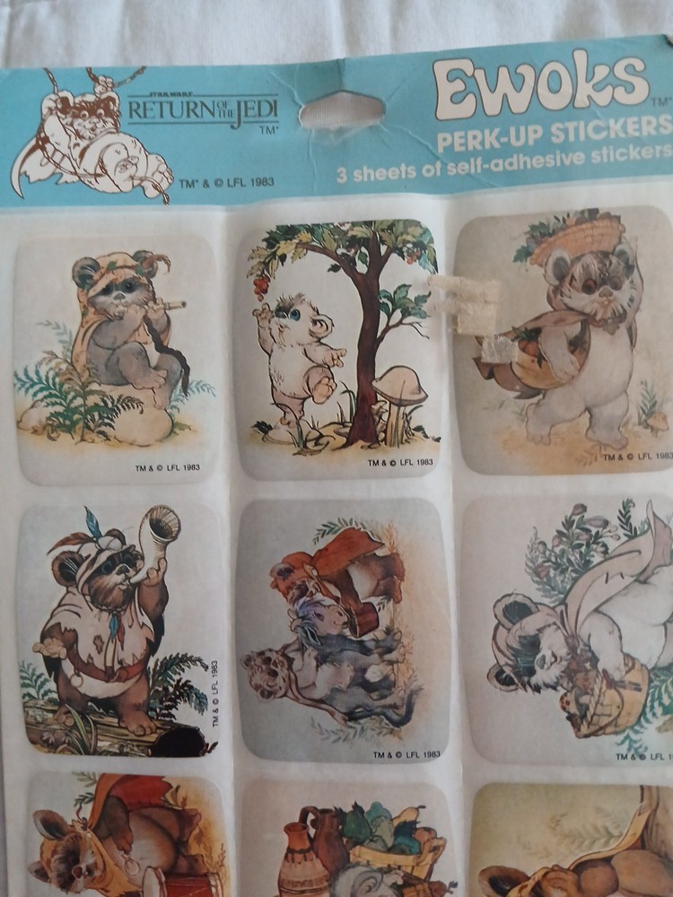 Ewoks Stickers Never Been Open