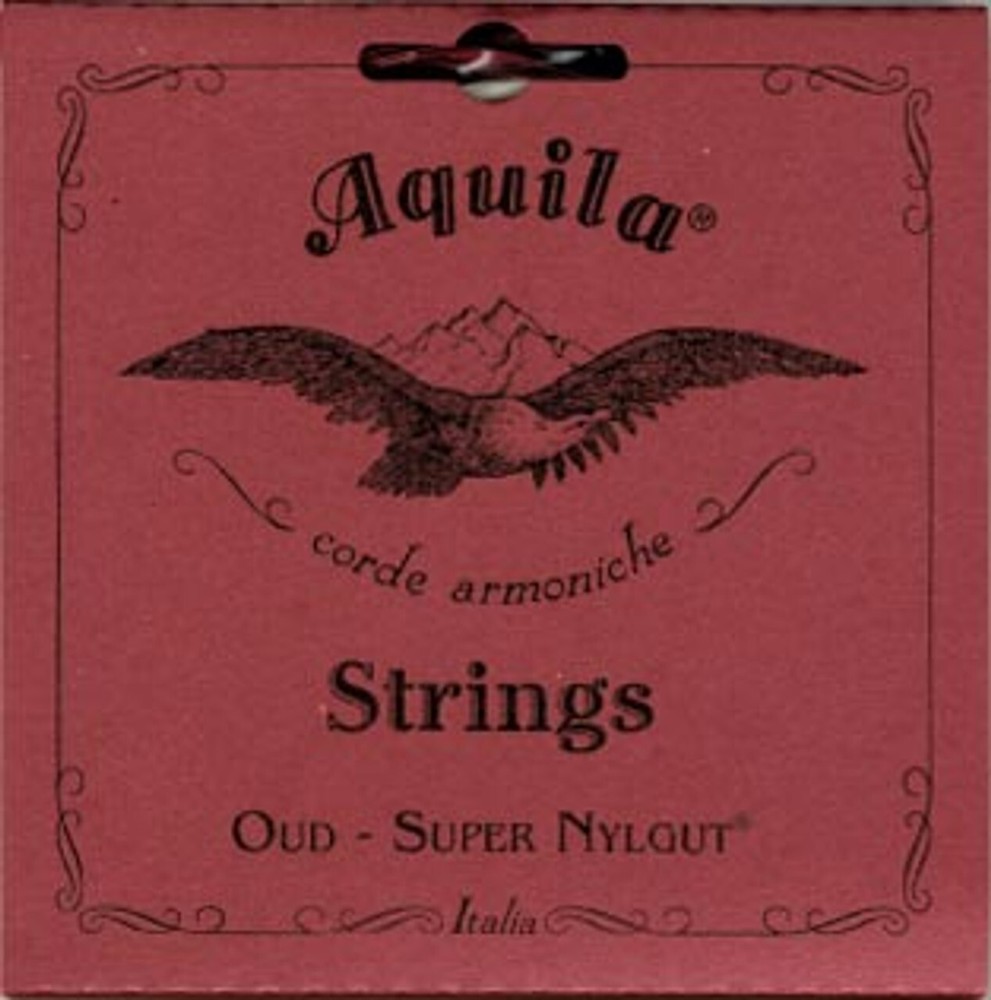 Aquila Oud Strings Arabic Tuning 11 Strings - Red Nylgut Model 130