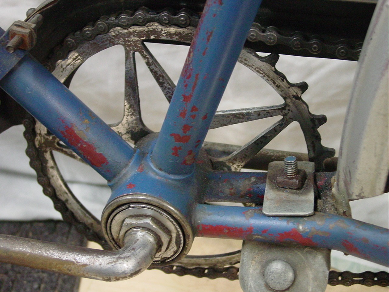 Antique 20's original ELGIN BICYCLE 28" metal clad rims vintage bike project NR