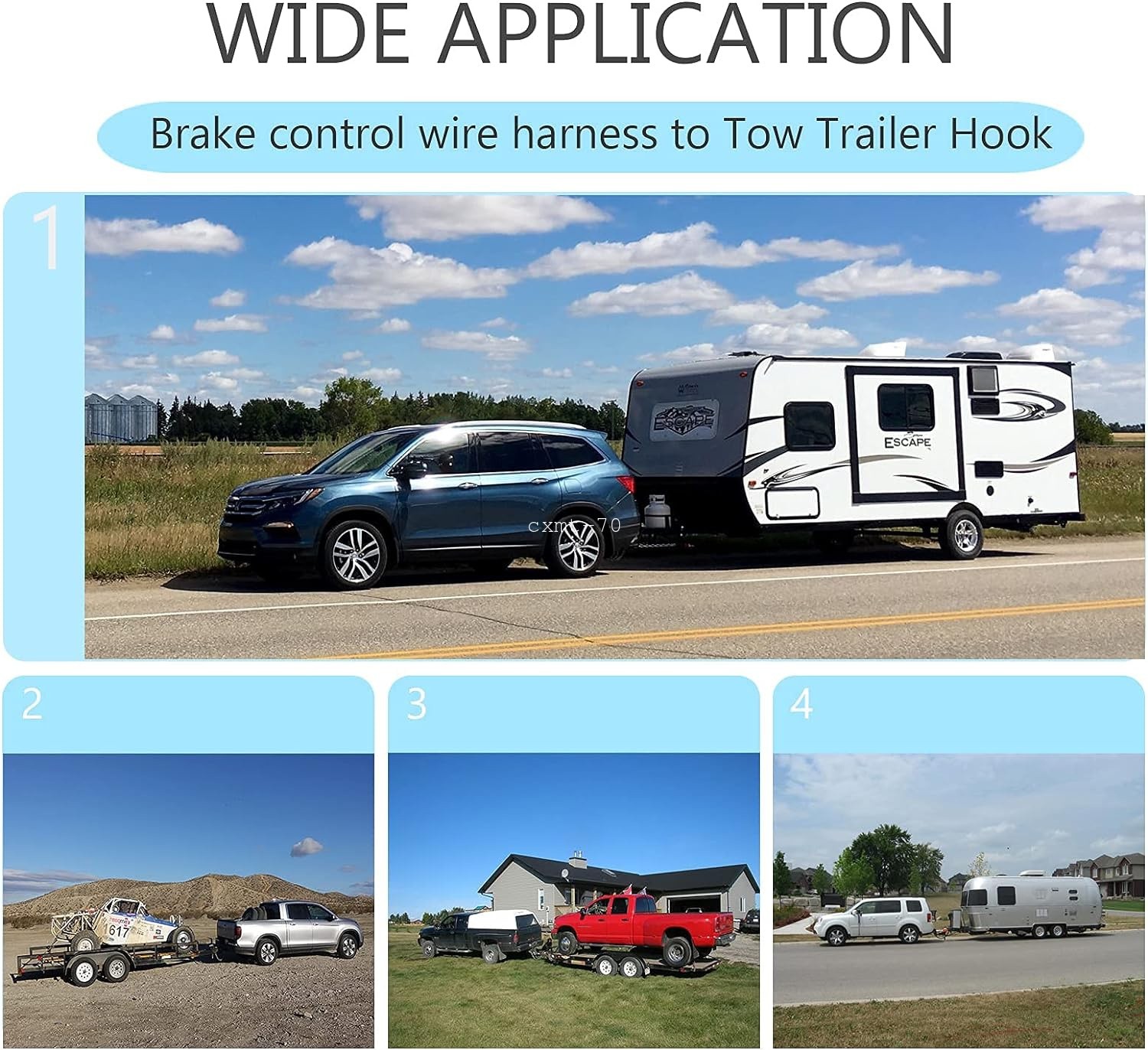 Brake Control Wiring Adapter 3050-P For Nissan Titan 2004-24 Pathfinder 05-20