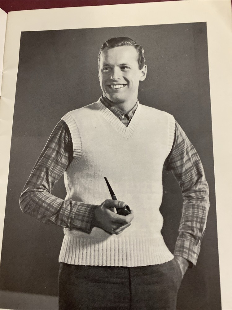 Knits For Men Sweaters And Accessories Pattern Booklet
