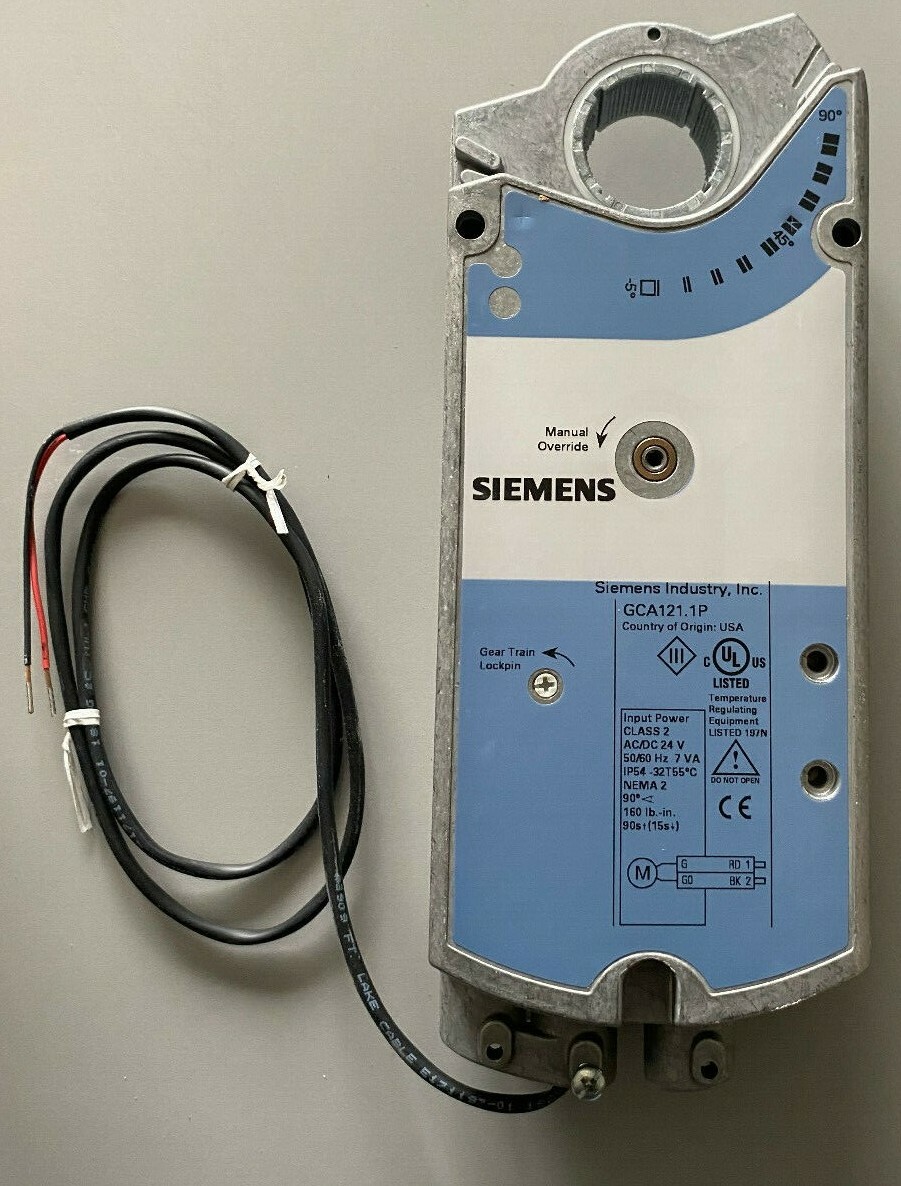 Siemens Damper Electronic Actuator GCA121.1P
