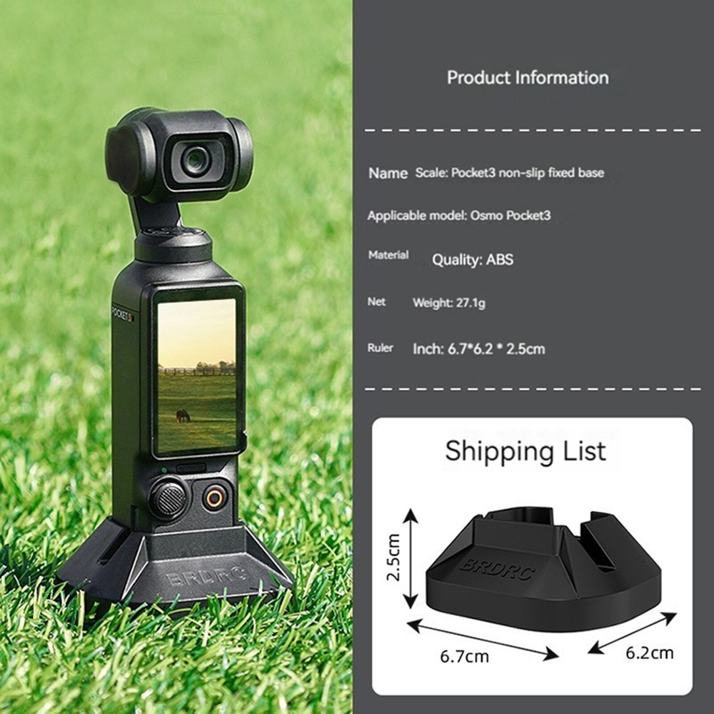 Base Bracket Increased Support Stabilization for Osmo Pocket 3