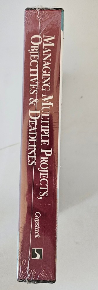 Managing Multiple Projects, Objectives And Deadlines DVD Sealed