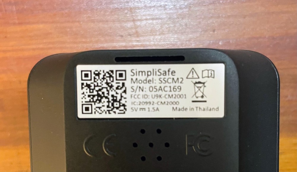 SimpliSafe Security System Base (G3-SSBS3) with Keypad, Indoor Camera and Entry