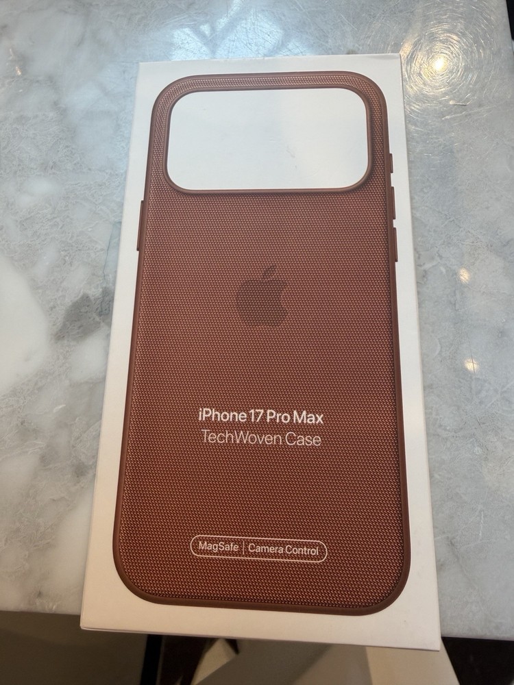 Apple - iPhone 17 Pro Max TechWoven Case with MagSafe - Sienna NEW