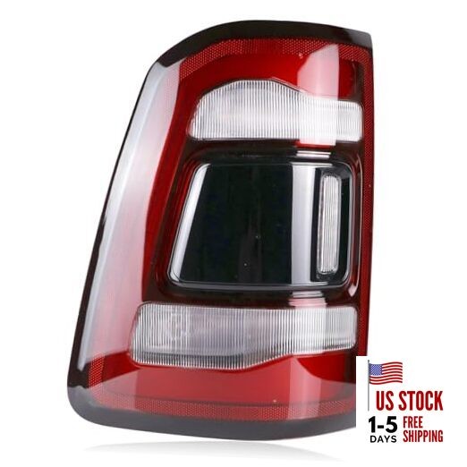 LED Tail Lights Assembly Without Blind Spot Compatible with Ram 1500 Left Side