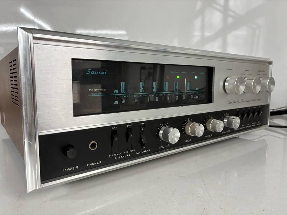 Vintage SANSUI 3000A SOLID STATE Stereo Receiver Amplifier Working Condition!