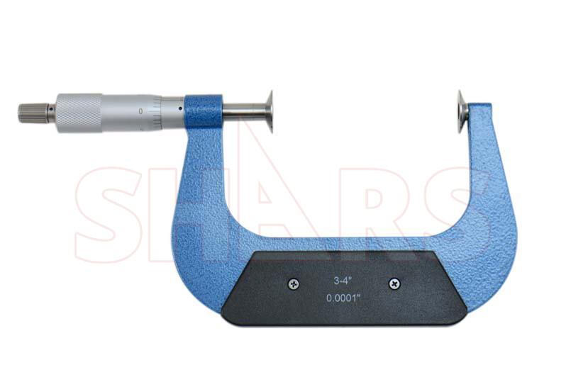 SHARS 3-4" Disc Micrometer NEW P}