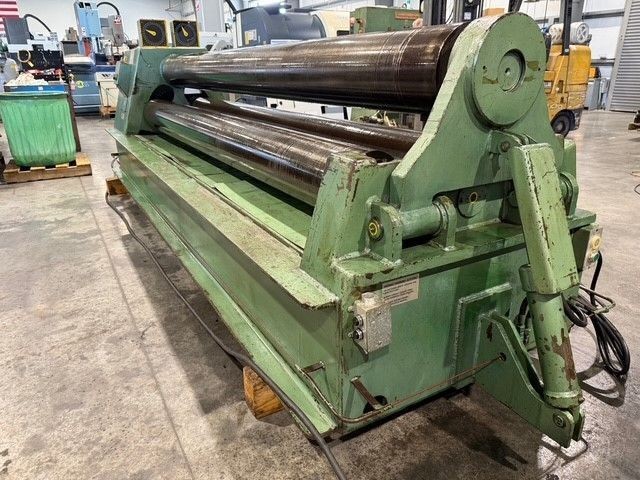 ROUNDO PS-255 10’ x ½” 3 Roll Plate Bending Roll 1988’ #7675