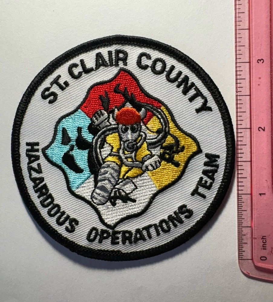 Saint Clair County Michigan Hazardous Operations Team Patch