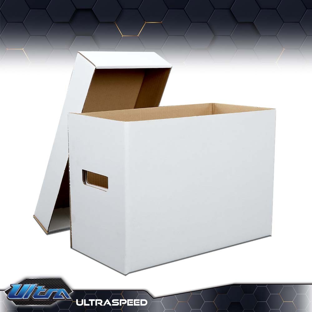 10Pcs Durable Comic Books Storage Boxes Short Holds 150-175 Stackable Archive