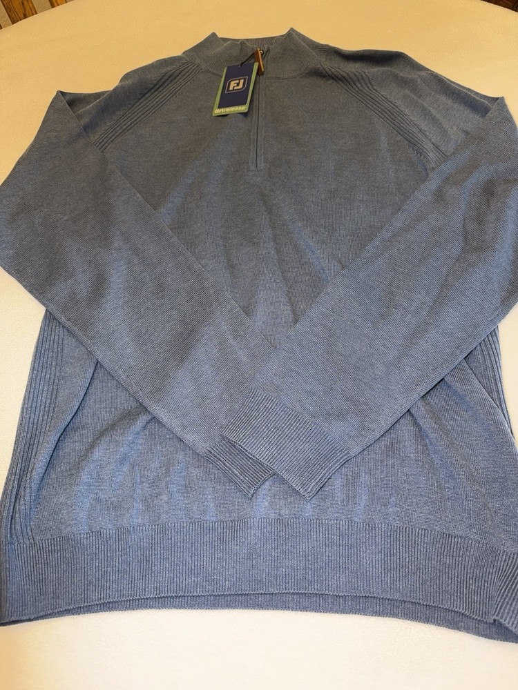 Footjoy Drirelease Half Zip Sweater Large Latest Edition